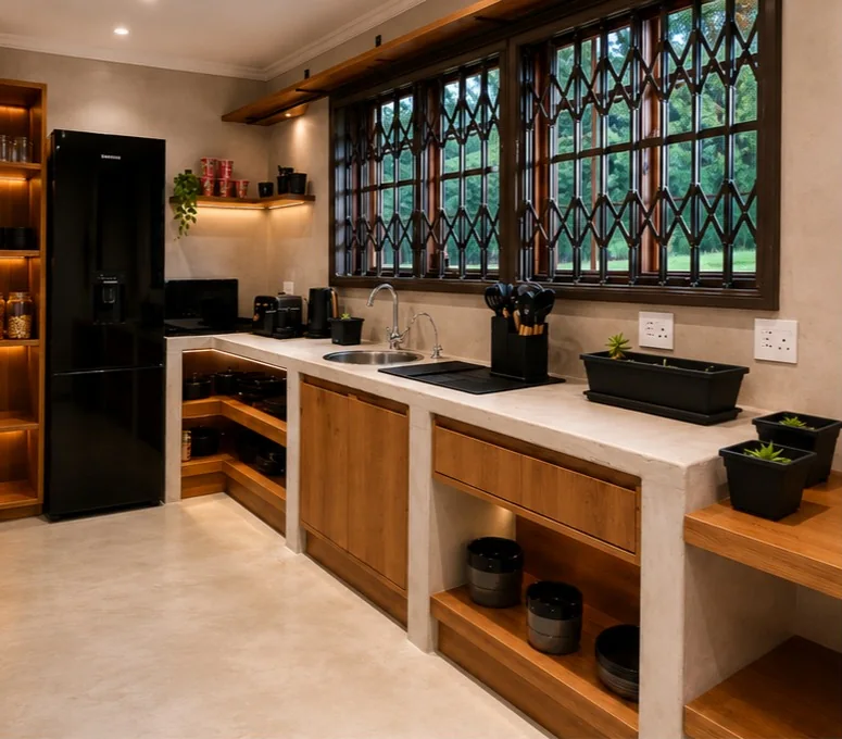 Seebaka Game Reserve Kitchen